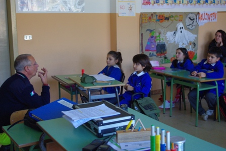 Corso di evacuazione Scuola Elementare Acquarica Protezione Civile "LA FONTANA"